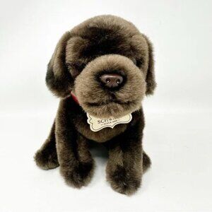 FAO Schwarz Chocolate Lab Puppy Dog Plush